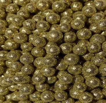 Perlas Diamantadas Oro claro