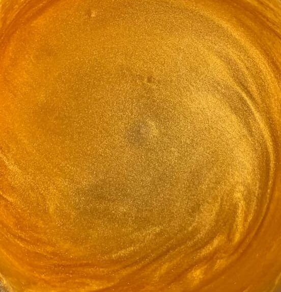 Diamantina para bebidas Dorado