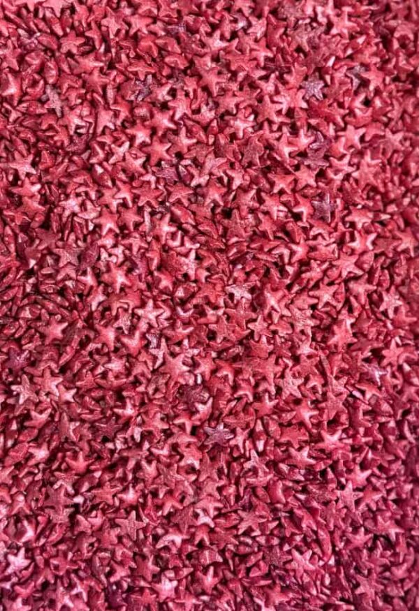 Confeti rojo estrella Confetti #555