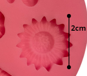 Molde de Silicon con Flores Estilo 1