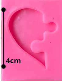 Molde de Corazón