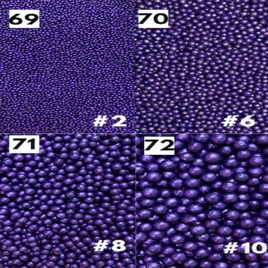 Perla Perlada Morada Perlas Perladas Morado brilloso