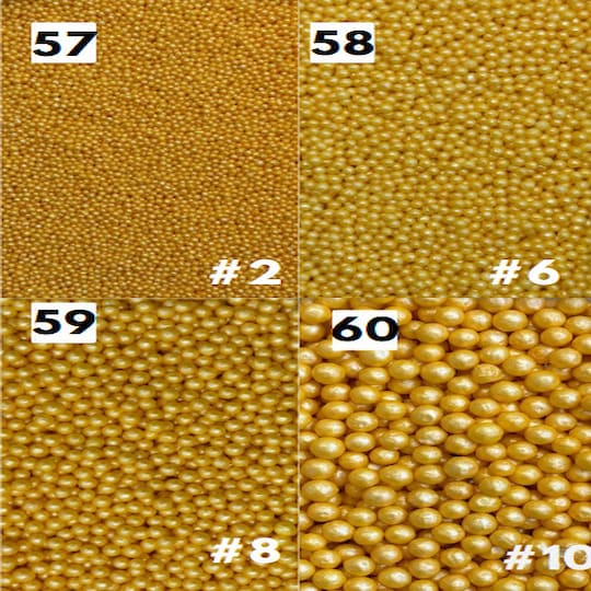 Perla perlada amarillo Perlas Perladas Amarillas