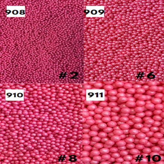 Perlas Perladas Rosado Fuerte