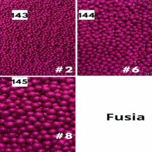 Perlas Diamantadas Fusia