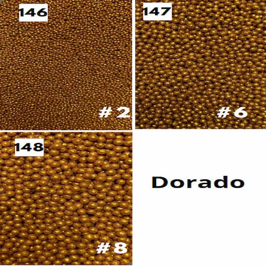 Perla diamantada dorado Perlas Diamantadas Dorado