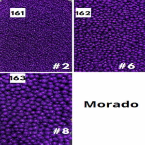 Perlas Diamantadas Morado