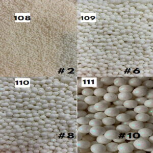 Perlas Diamantadas Tornasol Blanco