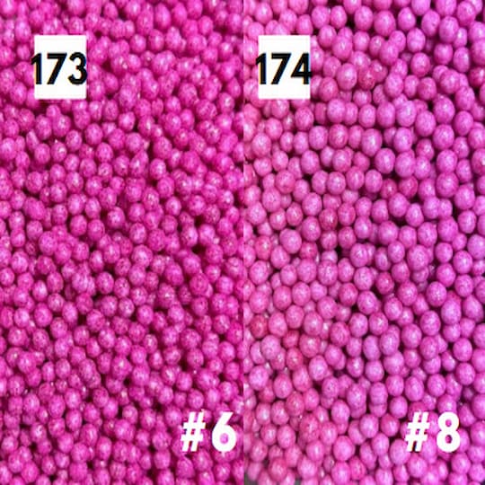 Perla diamantado tornasol rosa Perlas Diamantadas Tornasol Rosado