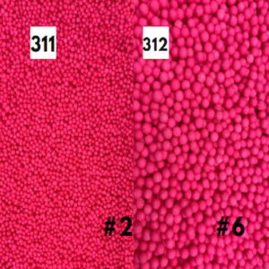 Perlas Mate Rojas #311-12
