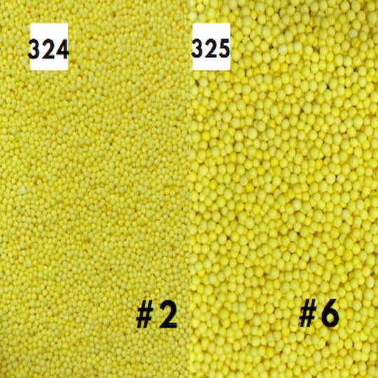 Perla mate amarillo Perlas Mate Amarillas #324-25