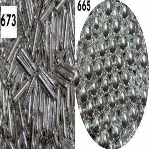 Perlas Cromadas #673-665