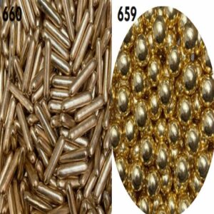Perlas Cromadas #660-659