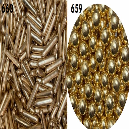 Perlas Cromadas #660-659